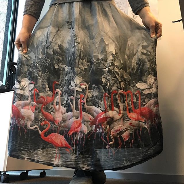 La thématique flamant rose se poursuit ^^ #jupefaitemaison #pasparmoi