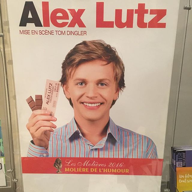 Ce soir on est allés voir Alex Lutz et c'était vraiment bien. Impressionnée par ses talents de comédien : sa maitrise du corps, de la voix... un humour qui prend son temps et qui raconte une histoire avec précision et efficacité ! J'ai ri !! #alexlutz