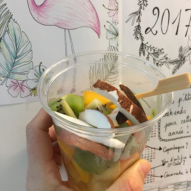 Pas mal ces fruits vraiment frais (trouvés chez Franprix). Bonne journée à tous :)