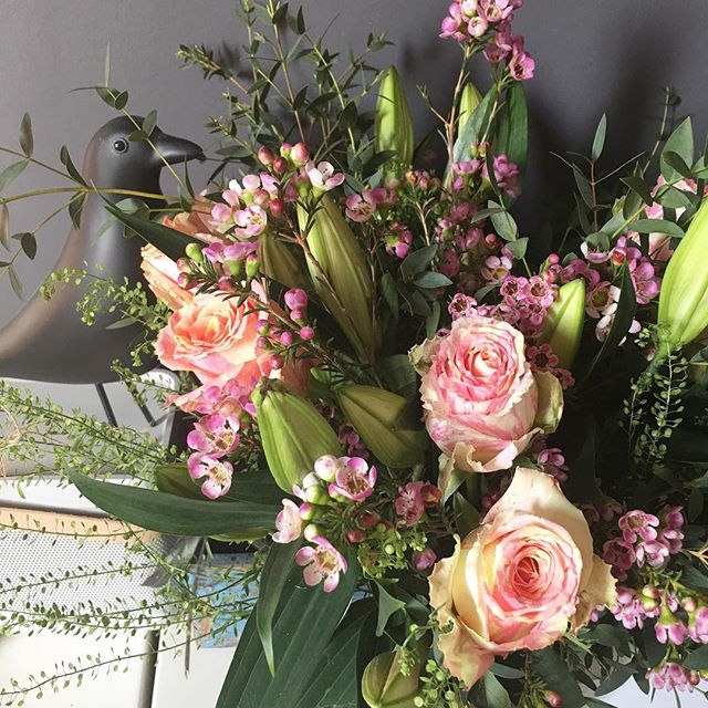 Le joli bouquet de l'amoureux qui embaume la maison