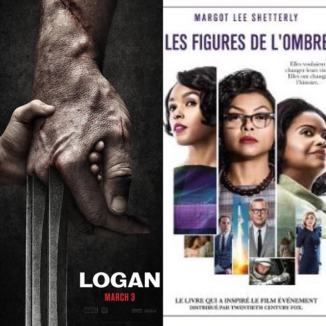 Les deux films vus dernièrement et appréciés (chacun dans leur genre). Logan, c'était pas mal du tout. Un poil gore mais efficace. Les Figures de l'ombre, très bon aussi, pis instructif. C'est dingue la ségrégation (coucou l'analyse profonde ^^) ! Je suis heureuse que mes enfants l'aient vu.