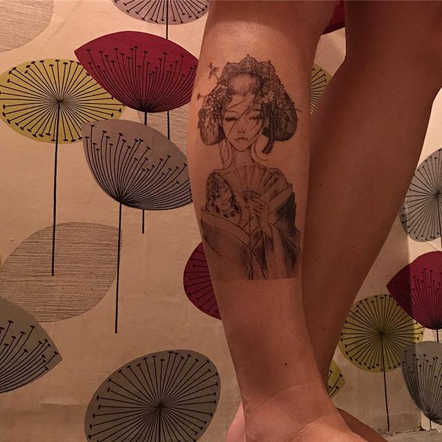 Tattoo éphémère du moment :) #ciloubidouilletattoo #tatouage #tatouageséphémères