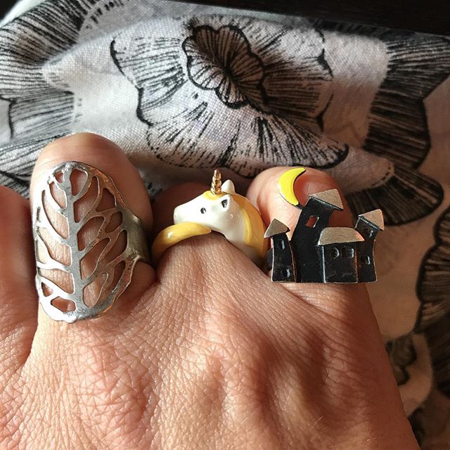 Dans une forêt, une licorne protégeait un village... #bagues mm
