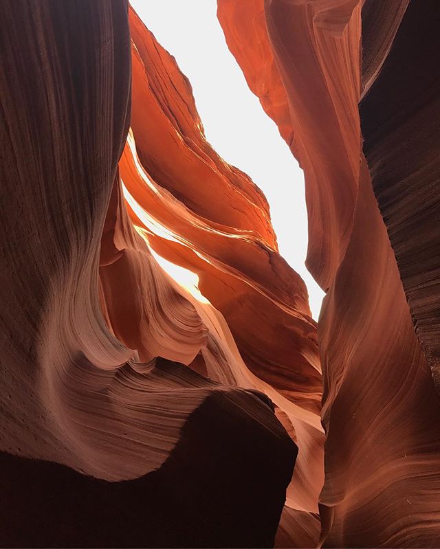 Antelope canyon, le site où les roches ont des airs de drapés de tissu... j'ai adoré ! #antelopecanyon #ciloubidouilleinUSA