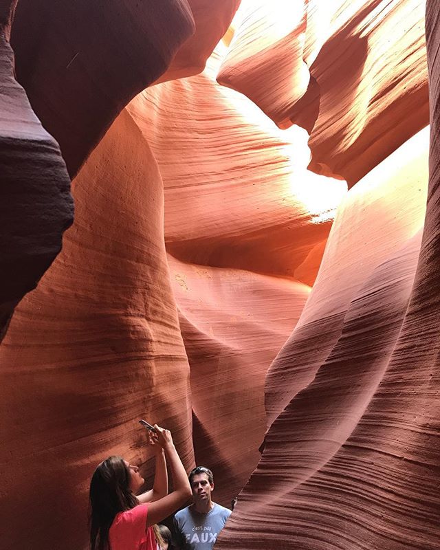 Difficile de choisir parmi toutes photos... zéro filtre en revanche :) #antelopecanyon #ciloubidouilleinUSA