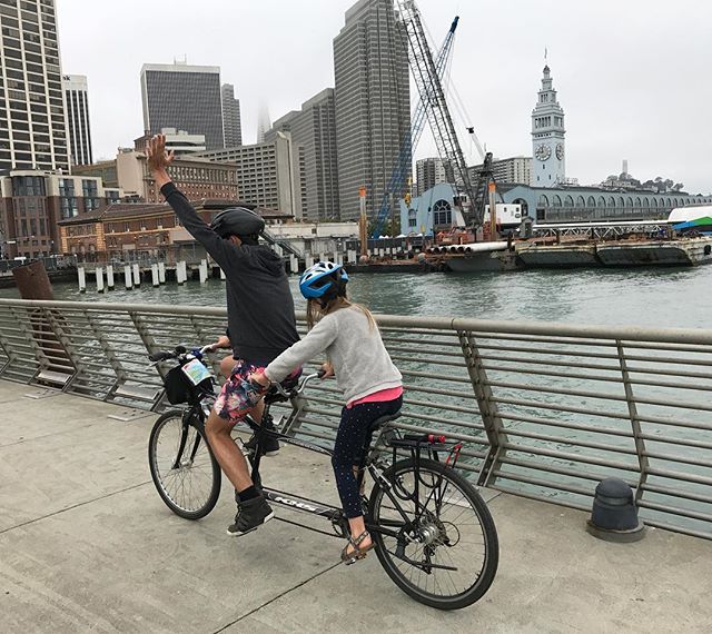 Tour en vélo dans San Francisco (ici vers le port) #sanfrancisco #sanfran #ciloubidouilleinUSA