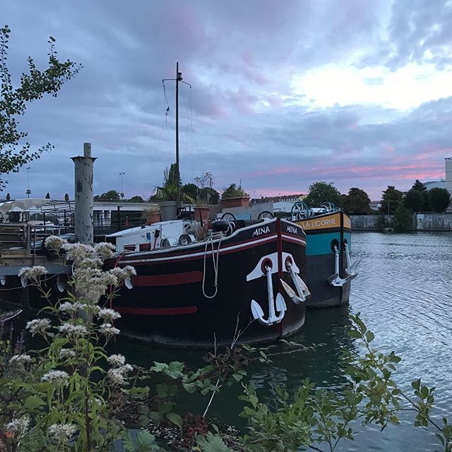 Mina, la licorne, une histoire de péniche sur la Seine :) #veloaparis