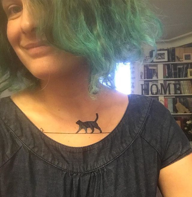 Et sinon ? Chat va ? #roucasserie #tatouageephemere #ciloubidouilletattoo