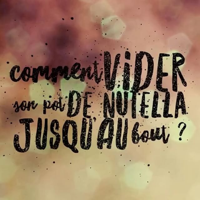 Découvrez comment finir totalement vos pots de Nutella ! 1 Nutella chaud