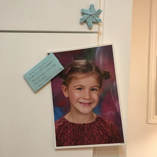 C’est à moi d’ouvrir le calendrier de Maëlle :) ! Dedans un poème de sa composition !
