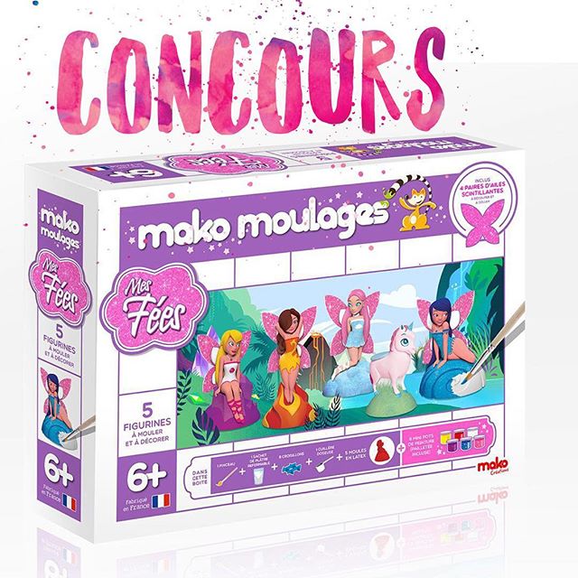Petit concours pour commencer 2018 de manière créative : un kit de moulage de fées de chez @makomoulages. Pour jouer, vous connaissez les consignes habituelles des jeux Instagram : vous devez aimer mon compte ainsi que celui de @makomoulages + taguer un ami qui pourrait être intéressé. Pour info, deux autres kits sont aussi à gagner sur mon blog (lien dans ma bio instagram). Bonne chance les jeunes ! Tirage au sort mercredi prochain :).