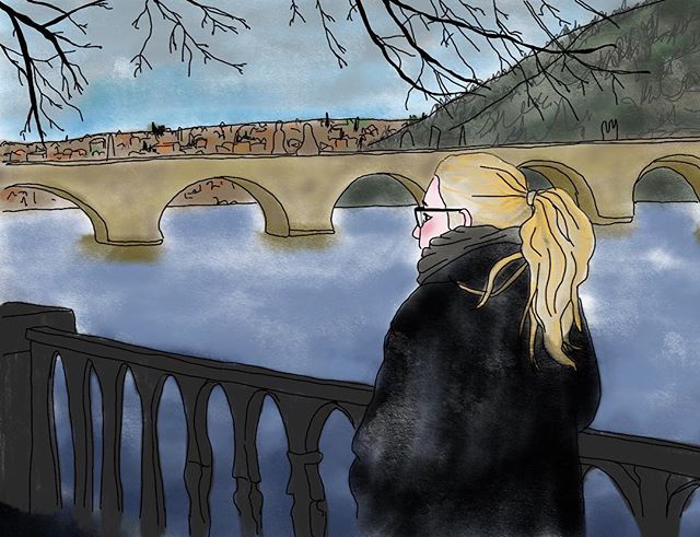 Le voyage qui m’a fait sentir 'parent' : Récits de Prague 1 Dessin : mon premier voyage en famille à Prague