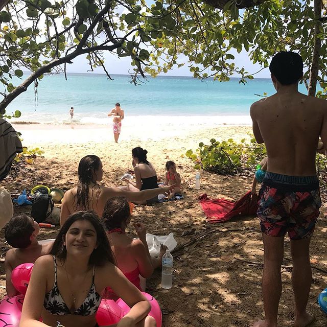 Pause déjeuner aux salines #martinique #cilouenmartinique