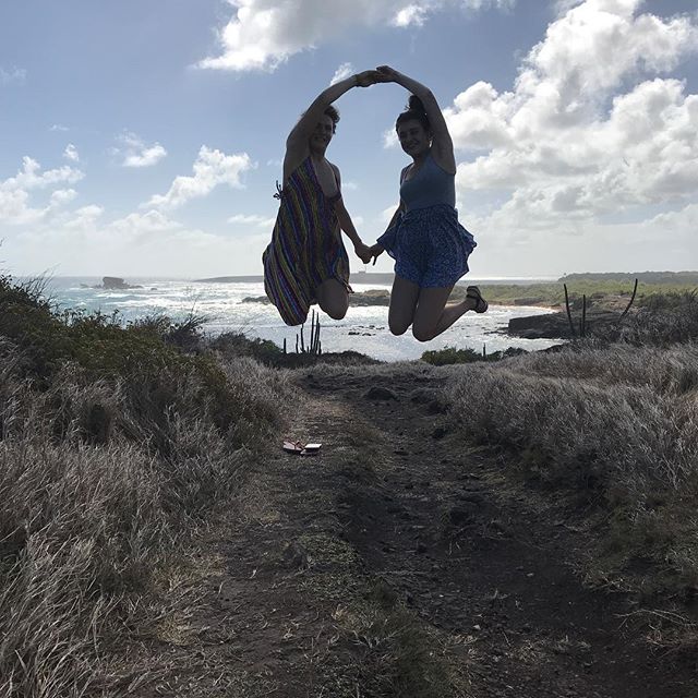 Ma soeur et ma fille, les fausses jumelles :) #cilouenmartinique #savanedespetrifications