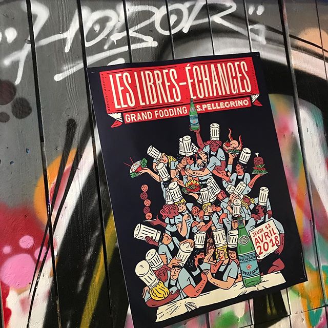 LA soirée de FOU !!! Mais j’adore tellement ! Je vous explique le concept plus tard ;) #lefooding #leslibresechanges #aerosol