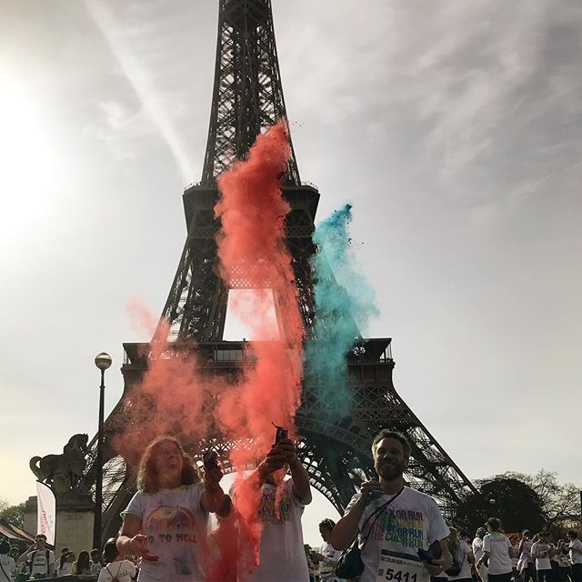 Color Run Paris : Rigolades et couleurs à la Tour Eiffel 1 color run de paris