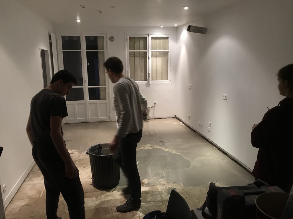 Aménagement de la Cuisine : les travaux #1 10 réagréage cuisine