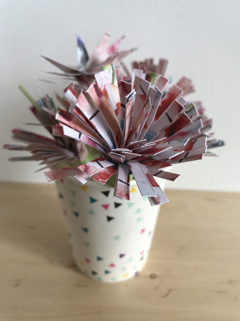 fleur en papier