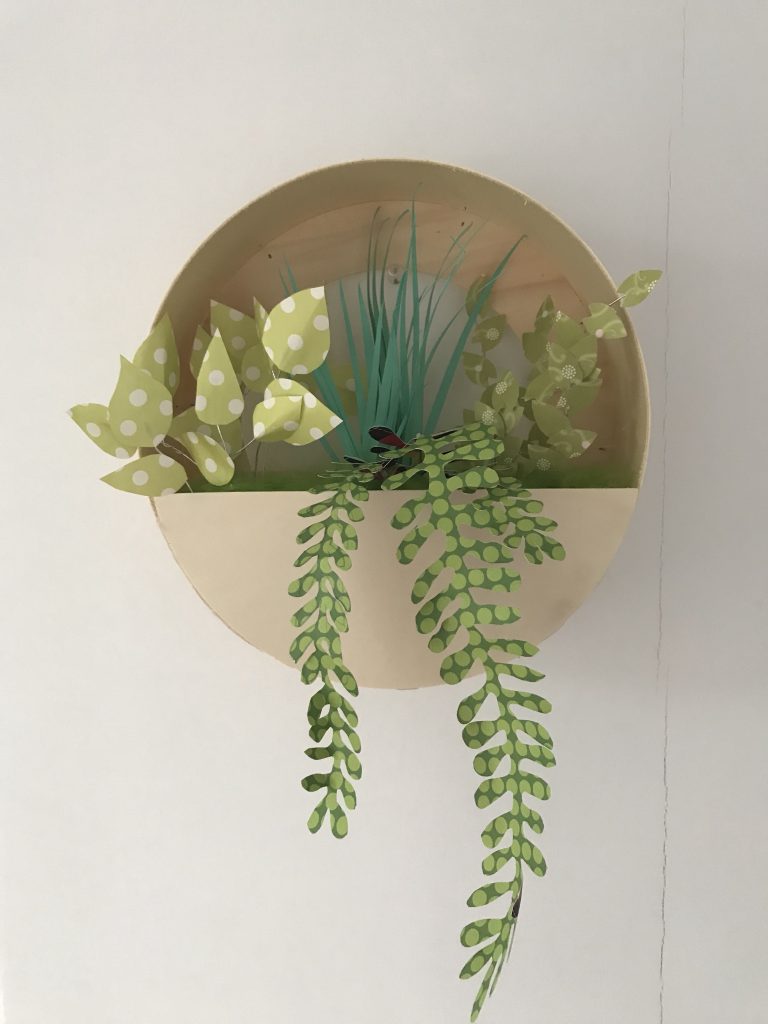 Fausses plantes murales