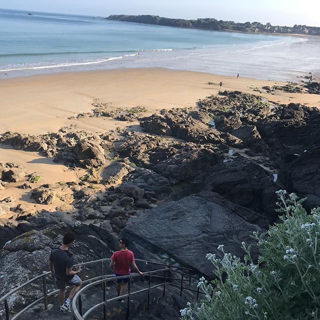 Footing du matin avec mes frangins. #saintmalo #paramé #running #bretagne #breizh