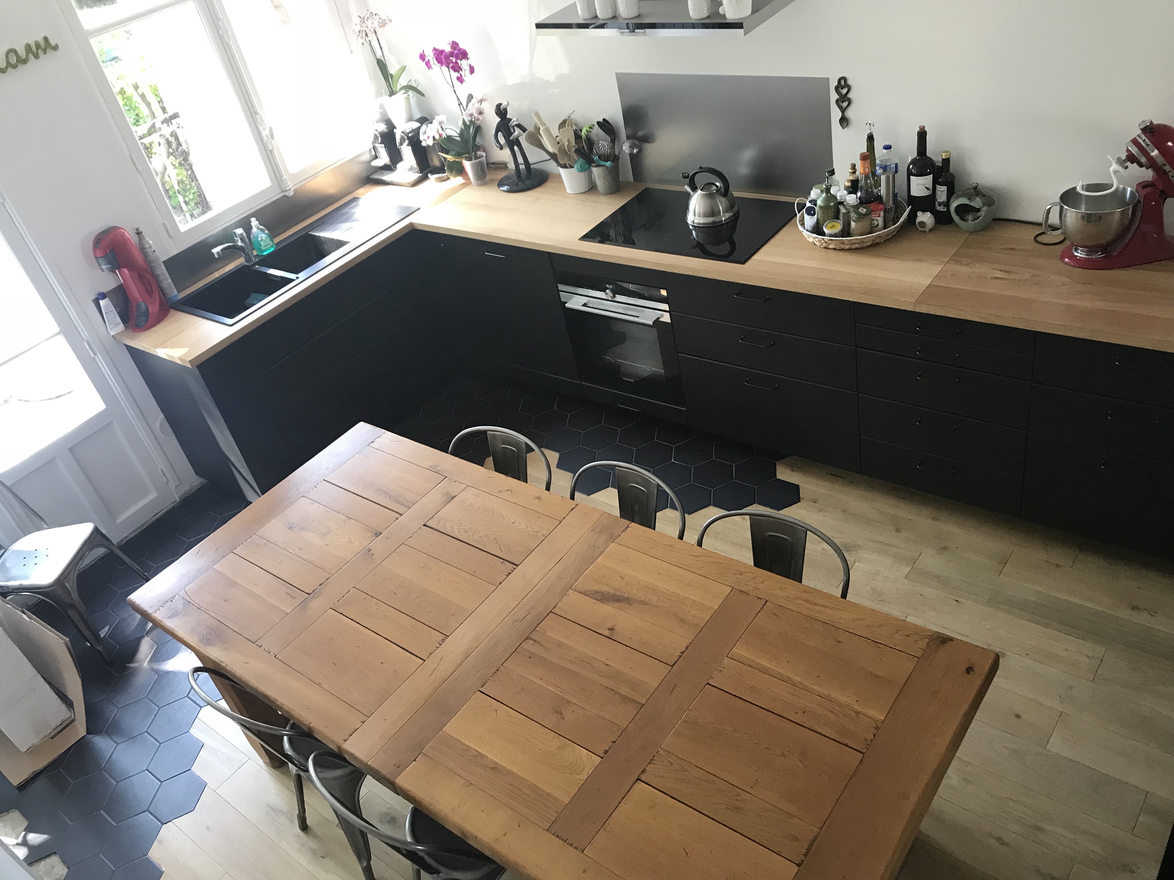 Installation de la cuisine : le montage #2 28 cuisine noire ikea