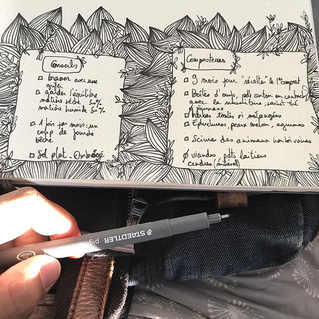 Réunion pour apprendre à se servir d’un composteur :) #jardinage #compost #greenrevolution #ciloubidouilledrawing #ciloudrawings
