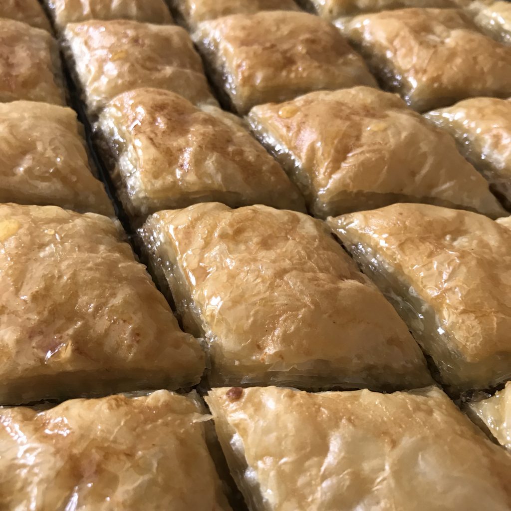 recette de baklava - après cuisson