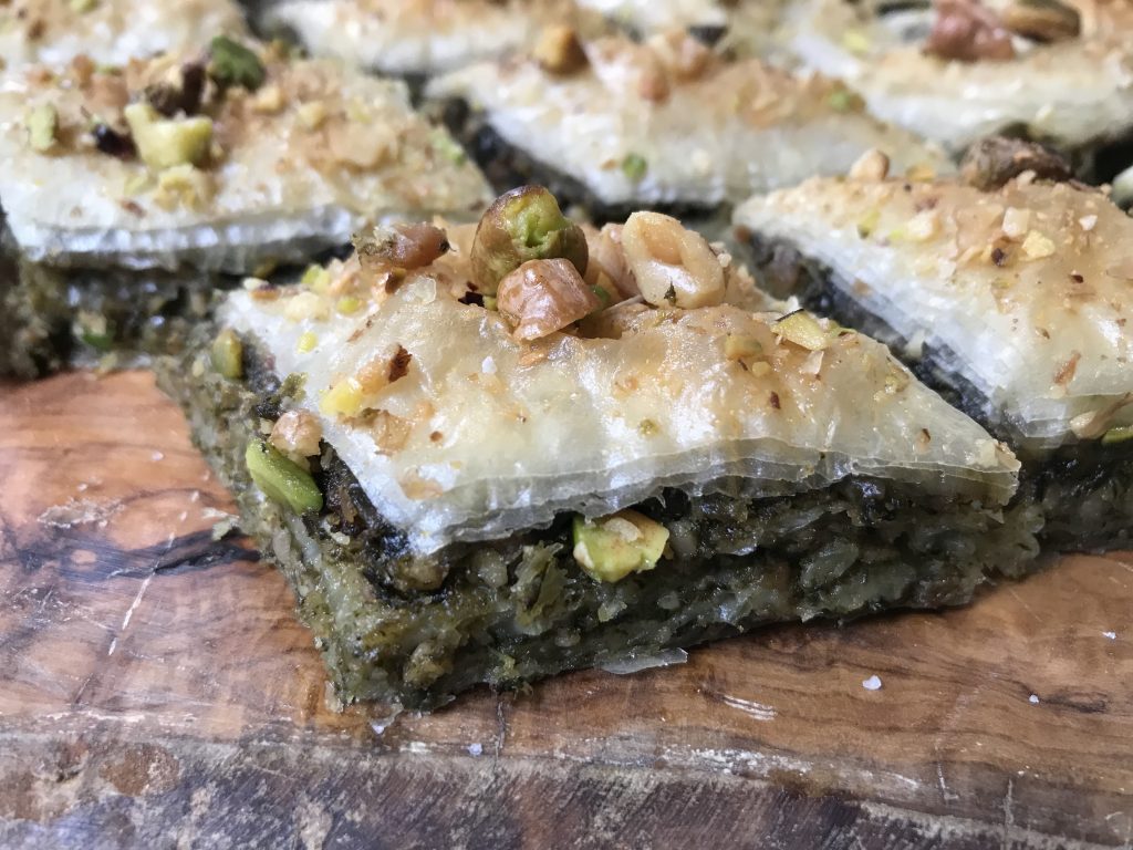 baklavas salés - baklavas aux épinards