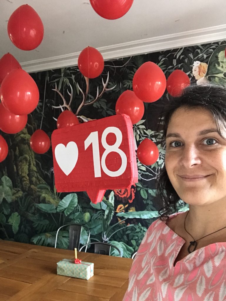 anniversaire de 18 ans - pinata DIY