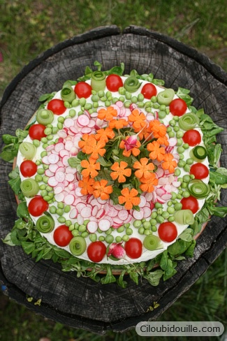 gâteau salé pour anniversaire