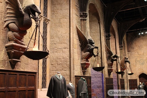 studios harry potter refectoire de Poudlard