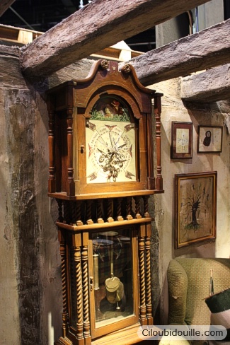 studios harry potter horloge des Weasley