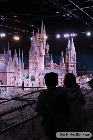 maquette chateau de poudlard studios harry potter