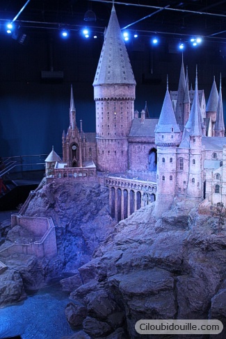 maquette chateau de poudlard studios harry potter