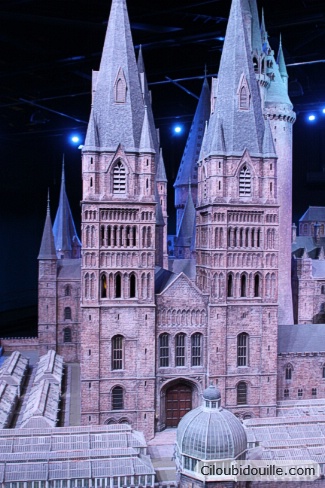 maquette chateau de poudlard studios harry potter