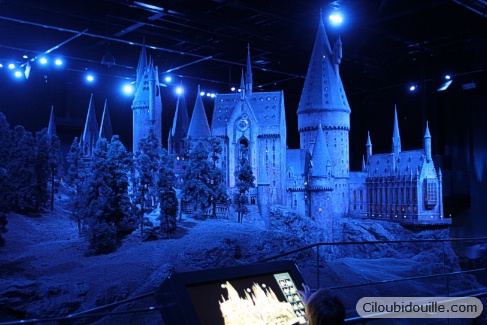 maquette chateau de poudlard studios harry potter