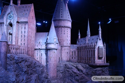 maquette chateau de poudlard studios harry potter