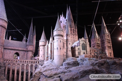 maquette chateau de poudlard studios harry potter