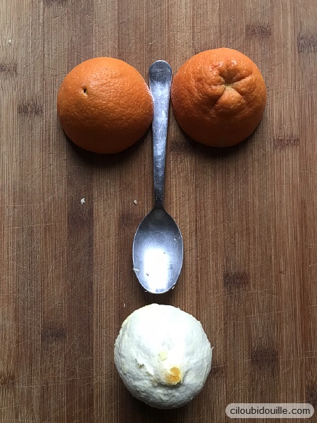 Transformer une orange en photophore pour Noël 6 orange bougie