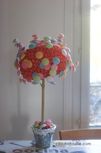 Arbre à bonbons anniversaire