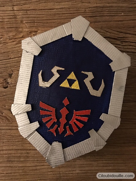 bouclier hylia diy