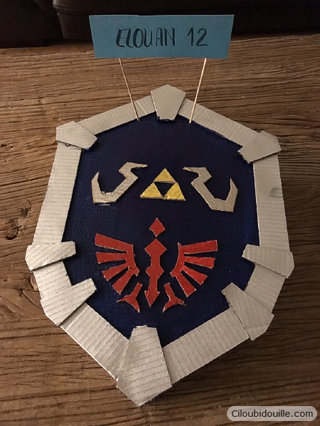 bouclier hylia diy