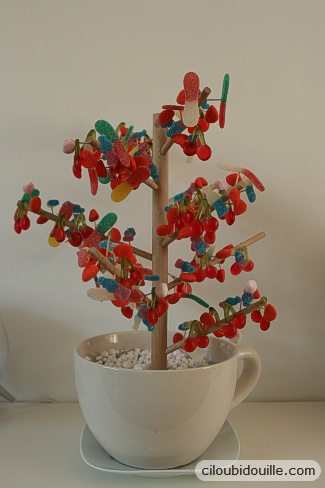 Arbre à bonbons anniversaire