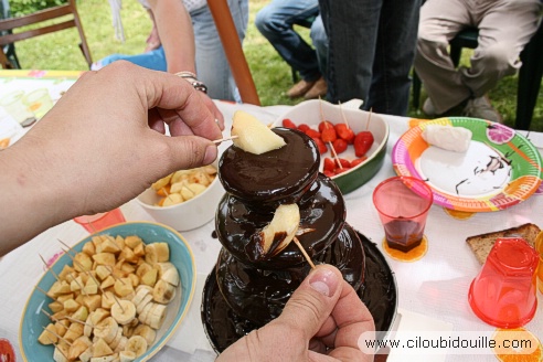 à lave, Chocolat Fontaine Fondue de chauffage par fusion Tour de chocolat