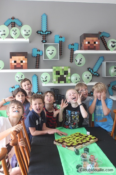 Anniversaire Minecraft - Ciloubidouille