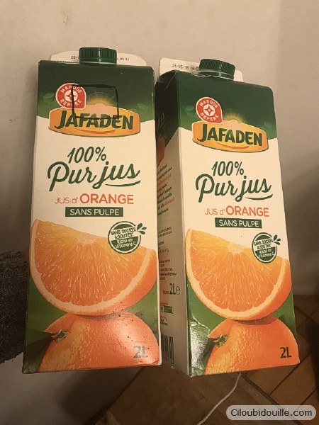Calendrier de l'avent maison réalisé à partir de bouteille de jus 1 calendrier de l'avent bouteille de jus