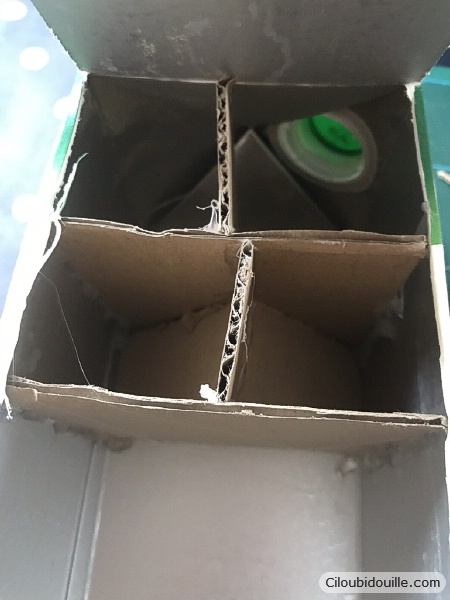 Calendrier de l'avent maison réalisé à partir de bouteille de jus 6 calendrier de l'avent bouteille de jus