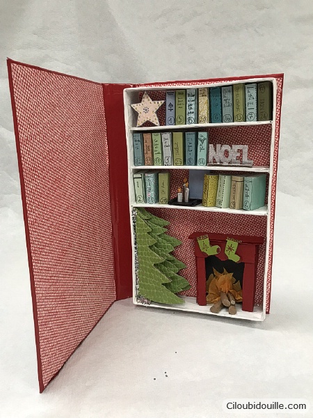 Calendrier de l'avent Livre bibliothèque 34 calendrier de l'avent