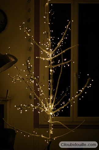 faire un sapin lumineux