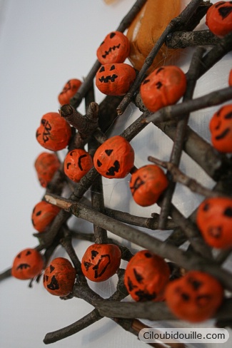 couronne d'halloween